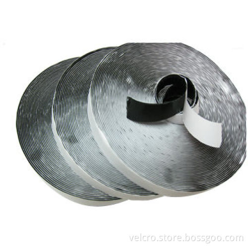 Adhesive hook-and-loop coins, available in various colors